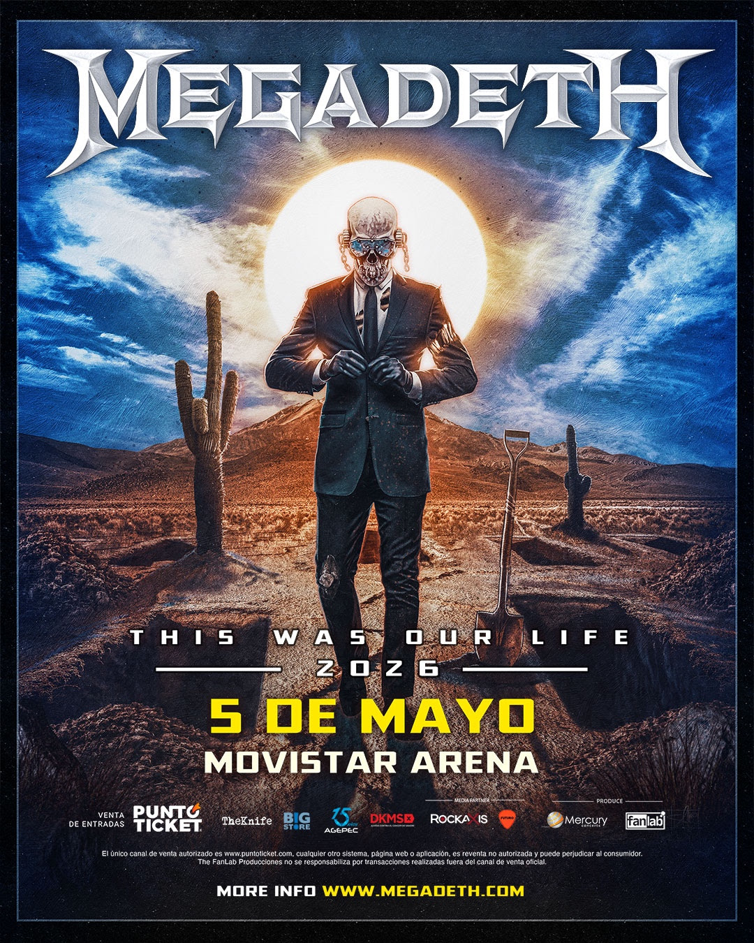 La sinfonía final: Megadeth confirma su última presentación en Chile